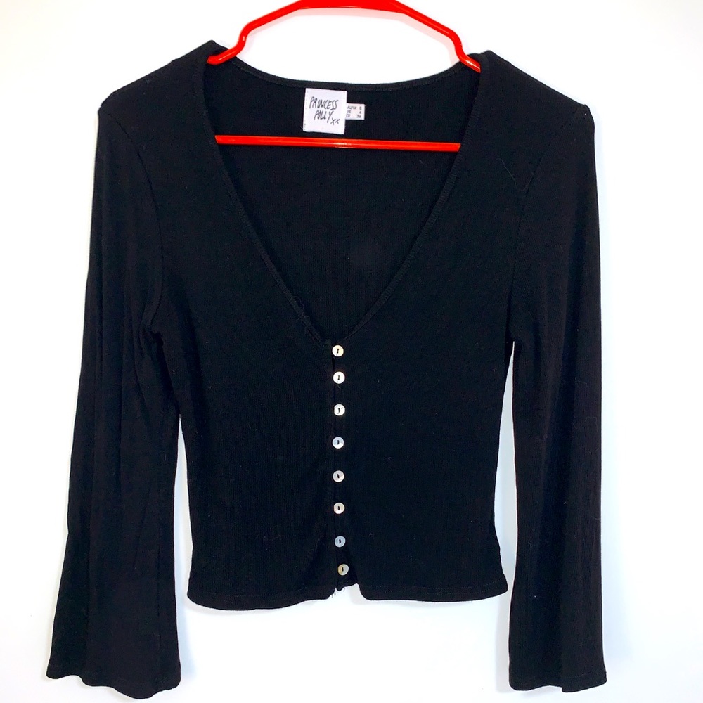 Button Front Long Sleeve